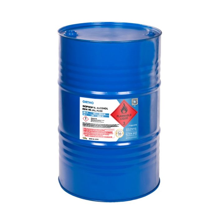ISOPROPYL ALCOHOL CL.3 UN1219 PKGII 200Litre Drum